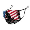Meaudiwes Fashion Adjustable Balaclava Unisex Face Scarf Dust Cloth Reusable Face Scarf Motorcycle American Flag Motocross Dirt Bike view 4