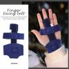 Baluue Adjustable Finger Brace Splint with Steel Plate Support, Wrist Wrap and Adults, Blue M Size Finger Splint for Injury Protection and Bone Stabilization view 4