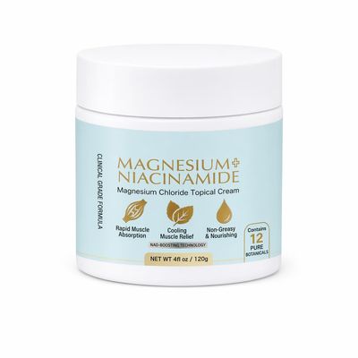 YASERDE Magnesium Niacinamide Relief Cream,Magnesium Chloride Cream with Arnica,for Joints,back,foot, Lightweight, Non-Greasy, 4oz