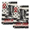 250 Anniversary Kitchen Towels Set of 2,Absorbent Microfiber Dish Tea Towels with Hanging Loop,Vintage Black Stripes Boots Satrs 1776-2026 Resuable Hand Towel for Home Kitchen Cooking Cleaning 18"x28" view 1