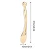 Omquot Eye Massage Stick, Zinc Alloy Anti-Wrinkle Spoon for Relieving Eye Fatigue Mini Portable Design (Gold) view 2