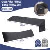 Bed Wedge Pillow for Headboard, Queen Size Gap Filler with Long Pillow view 2