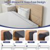 Bed Wedge Pillow for Headboard, Queen Size Gap Filler with Long Pillow view 4