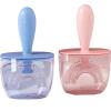 U-Shaped Toddler Toothbrush, 360 Whole Mouth Kids Manual Toothbrush with Soft Silicone Brush Head for Baby Oral Care (B-1(2-6)) view 1