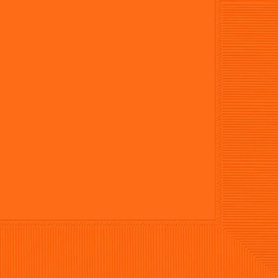 Custom Logo Napkins Imprinted With Logo, Monogram, Text or Slogan. Made To Order For Companies, Offices, Bars, Sports Clubs, Restaurants, Branding and Corporate Events. (1000, Orange)