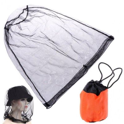 Travel Dust Cap Insect Mosquito Net Cap Insect Mesh Head Face Protector Fishing Hunting Net Hat Mask Caps