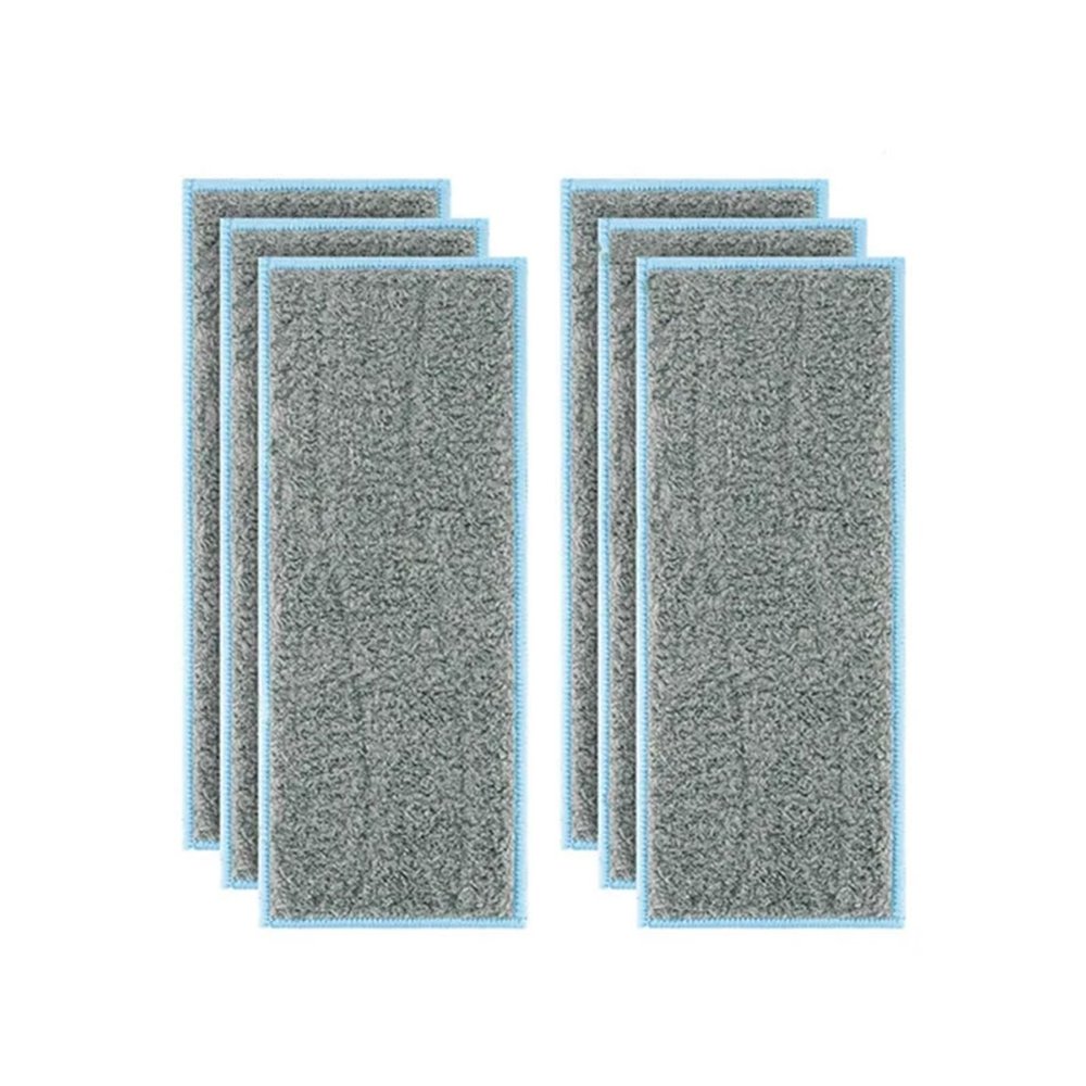 Washable Mop Cloths Rags Pads Accessories, Compatible For IRobot, Braava Jet M6, Robot Vacuum Cleaner Dry Wet Mop Cleaner Cloth Rag Parts(6pcs-a)