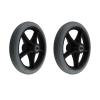 Risbay 7 Inch Rubber Wheelchair Replacement Front Wheels,Universal Hard Rubber Walker Wheels Replacement,Anti-Slip Cast Roller Wheel for Most Floors,Grey,2Pcs view 3