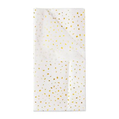 Gold Hotstamp Gift Wrap Tissue Paper Sheets, 12 Count Decorative Wrapping Paper for Gift Bags, Boxes, Retail Packaging, Party Favors & Holiday Presents