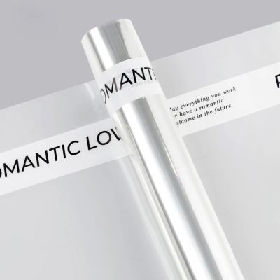 GHNJKAMCF 2 Pieces Clear Cellophane Wrap Roll 14" X 30' 3 Mil Thick Cellophane For Gift Basket Treats Goodie Wrapping Craft Flower Bouquet Plastic