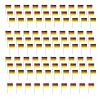 100Pcs National Flag Toothpicks Cupcake Picks Decoration for Display Desserts Snacks Food and Football Themed Parties Party Decoration Toothpicks view 1