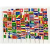 100Pcs National Flag Toothpicks Cupcake Picks Decoration for Display Desserts Snacks Food and Football Themed Parties Party Decoration Toothpicks view 4