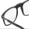 Calabria Unisex Snap Magnetic Blue Light Blocking Reading Glasses with Clear Lenses Matte Black Frame | Pull Apart Magnetic Bridge | Neck Hanging Headband Eyewear | Magnification 4.00x view 4