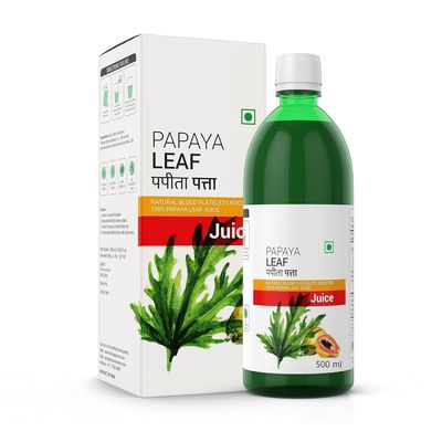 JB P.ap.ay.a L.ea.f J.ui.c.e - 500 ml | F.re.sh Pa.pa.ya Le.av.e.s| He.l.ps to. bo.os.t pl.at.el.et.s c.ou.n.t