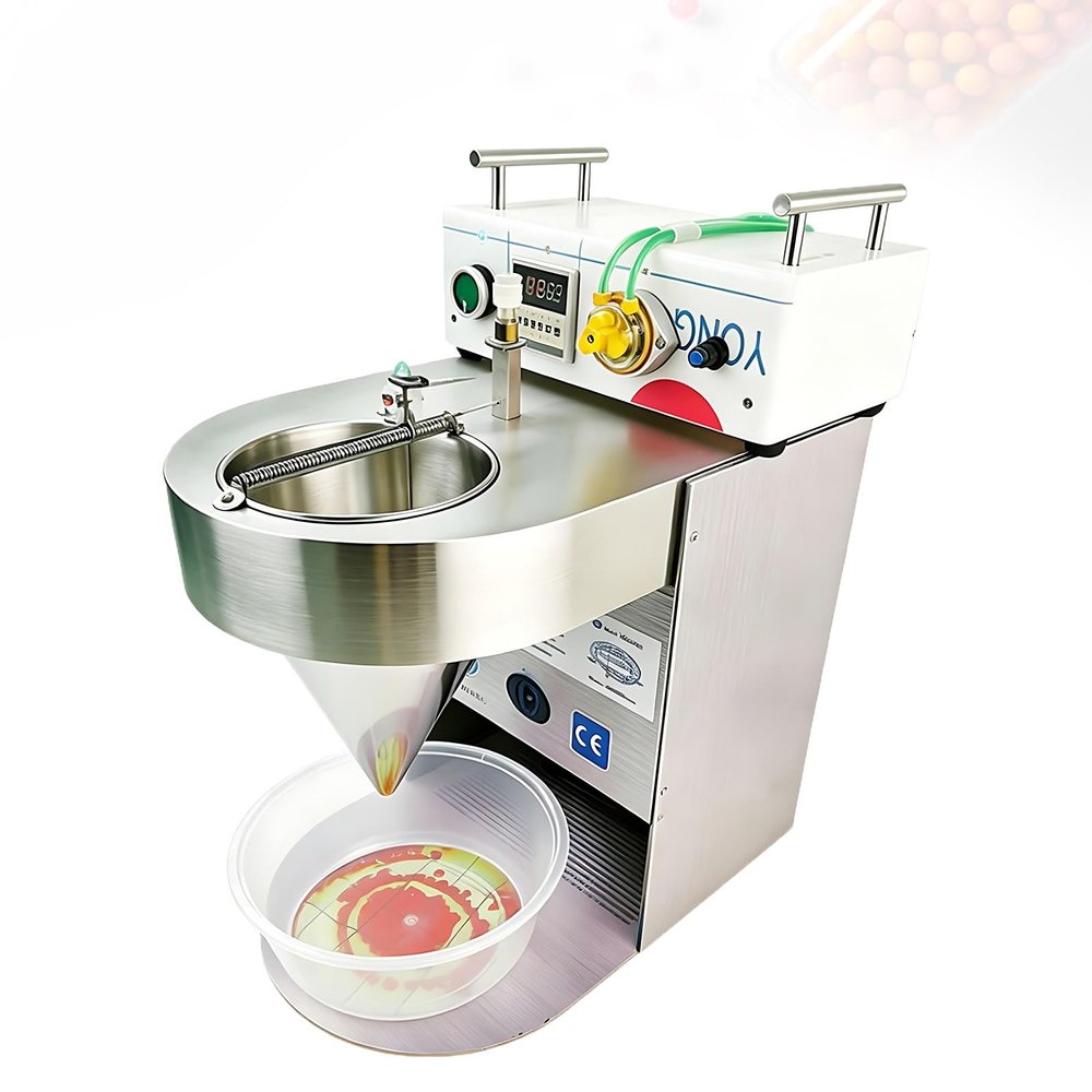 Powerful Commercial Popping Boba Making Machine,Stable Performance-Automatic Bursting Pearl Maker-Fast Prep,Electric Juice Ball Forming Tool for High Traffic Beverage Shop