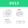 Aluminum alloy circular Wind knife blowing air blowing water dust removal cooling, industrial line pipe cleaner silver(XH13) view 2