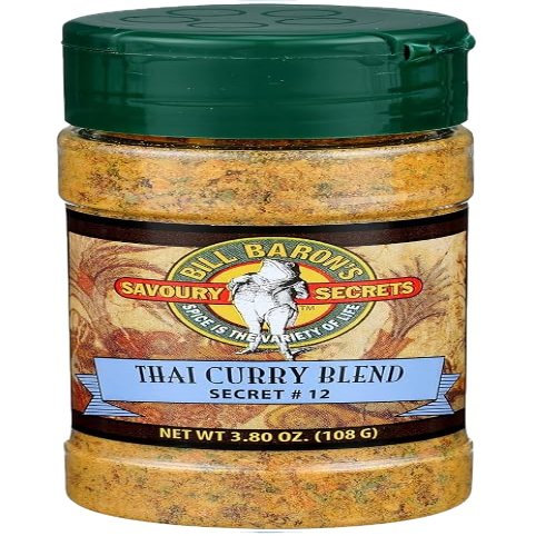 BILL BARON'S SAVOURY SECRETS Thai Curry Blend Secret #12, 3.8 OZ
