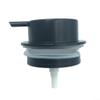 FABULETTA ABS Lotion Head for Soap Dispensers 1 mL Spray Volume, Leak-Proof Sealing Gasket, Compatible with Standard Bottles, Silver/Black/P(Black) view 1