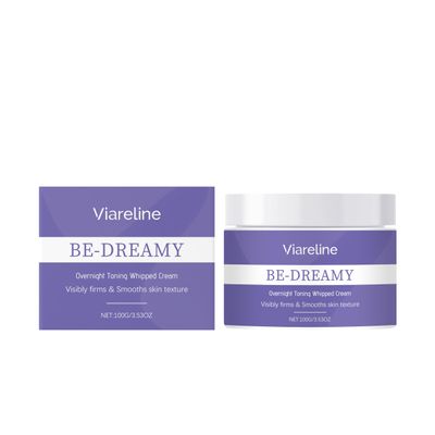 Viareline BE-DREAMY Overnight Toning Whipped Cream, 3.53 oz