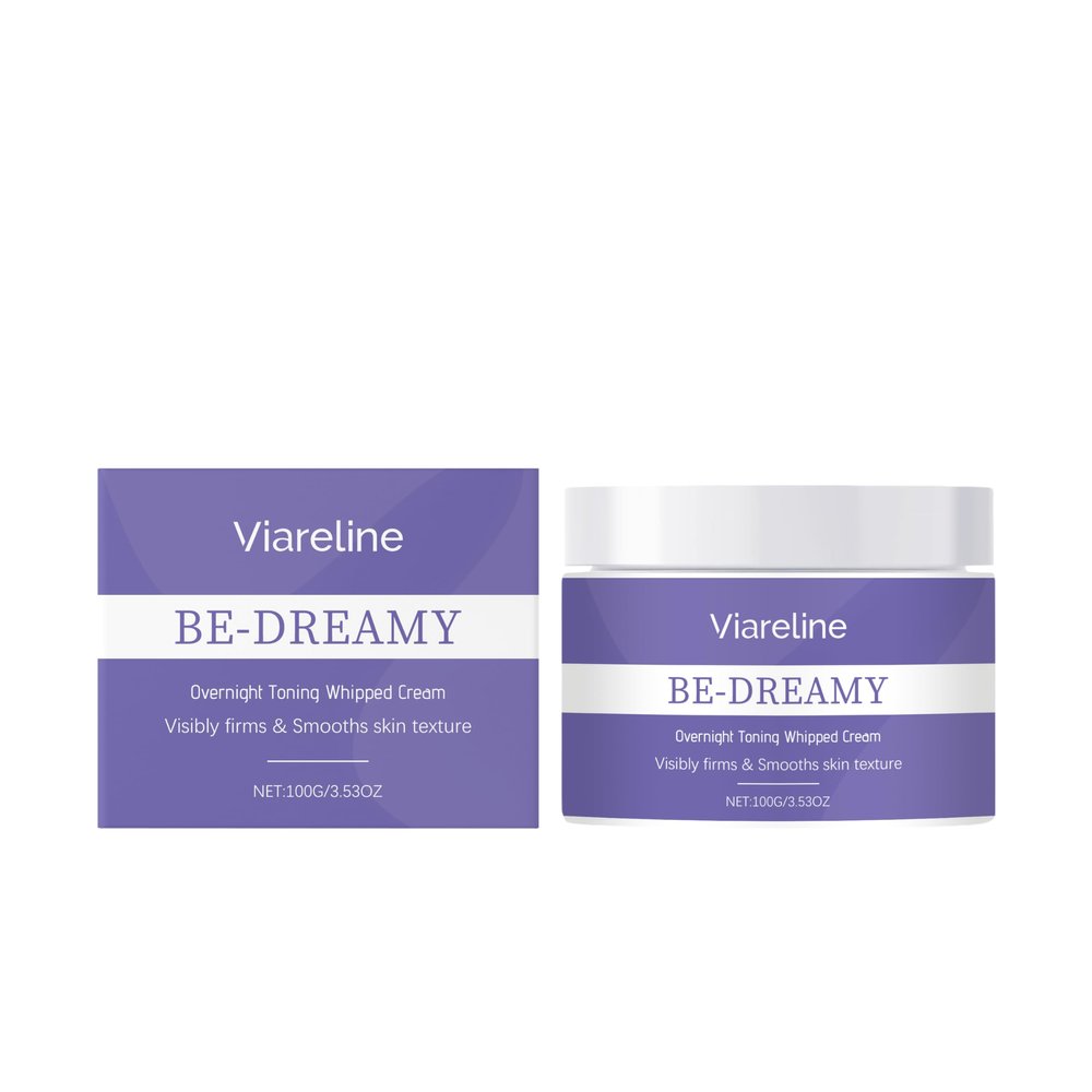 Viareline BE-DREAMY Overnight Toning Whipped Cream, 3.53 oz