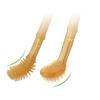 2pcs Kid Dental Care Training Toothbrush Food Grade Silicone Tongue Brush for 0-18 Months Toddlers Infant Cleaning Brush Dental Care Set view 3