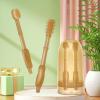 2pcs Kid Dental Care Training Toothbrush Food Grade Silicone Tongue Brush for 0-18 Months Toddlers Infant Cleaning Brush Dental Care Set view 4