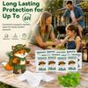 80 Count Mosquito Defense Wipes, Individually Wrapped Outdoor Bug Wipes, Fresh and Non-Greasy, Natural Citronella Insect Towelettes, Travel Size Packets for Patio, Hiking and Camping view 2