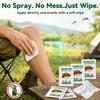 80 Count Mosquito Defense Wipes, Individually Wrapped Outdoor Bug Wipes, Fresh and Non-Greasy, Natural Citronella Insect Towelettes, Travel Size Packets for Patio, Hiking and Camping view 3