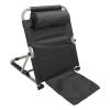Lifting Bed Backrest Floor Support Chair Thickened Stainless Steel Tube Multifunctional Chair for Pregnant Women, Elderly, Grass Camping, 6 Level Adjustment (Blue Stripe) view 1