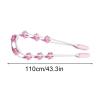 Rope Roller Massager Eight-Wheel Acupoint Massage Roller Fitness Equipment and Accessories for Belly Fat Leg Body Waist Abdomen(Pink) view 2