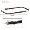 Glasses Arm Replacement 1pair 6.8mm 9mm PC Spring Glasses Eyeglasses Temple Plastic Leg Tip Optical Frame Eyewear Repairing Parts Black Brown(SPC002 Brown) view 2