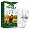 Mare Pregnancy Test Strips Rapid Urine Kit for Horses, Accurate Results in 10 Mins, Easy Farm Breeding Detection Tool for 18-90 Days After Breeding view 1