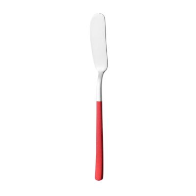 ESTINTENG 2PC-304 stainless steel butter home fresh and exquisite personality-red and silver butter