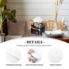 Pu Leather Cube Tissue Box Holders Modern Waterproof Square Tissue Box Cover Squirrel Wearing Hat Facial Paper Holder For Bathroom Kitchen Nightstand Office Home Decor view 4