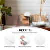 Pu Leather Cube Tissue Box Holders Modern Waterproof Square Tissue Box Cover Horse Flowers Facial Paper Holder For Bathroom Kitchen Nightstand Office Home Decor view 4