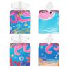Pu Leather Cube Tissue Box Holders Modern Waterproof Square Tissue Box Cover Octopus Cartoon Facial Paper Holder For Bathroom Kitchen Nightstand Office Home Decor view 2