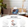 Pu Leather Cube Tissue Box Holders Modern Waterproof Square Tissue Box Cover Christmas Facial Paper Holder For Bathroom Kitchen Nightstand Office Home Decor view 4