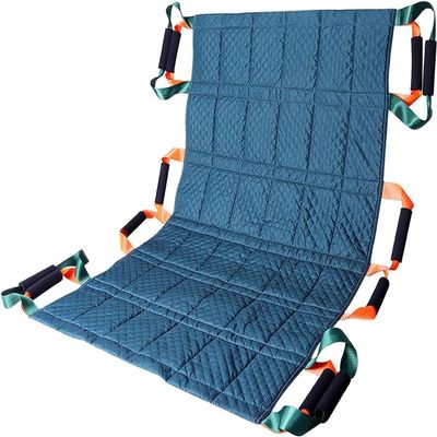 Positioning Transfer Bed Pad, Sheet Patient Transfer Board with 12 Handle Design, Reusable and Washable, 3 Layers of Embossed Oxford Cloth/Thickened Pull Gloves, for Patient Handling.