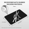 GizmoBox Drumsticks Drummer Bath Mat Rugs 15.7x23.6 in,Diatomaceous Earth Bathroom Rug Fit Rubber Non-Slip Absorbent Mat view 4
