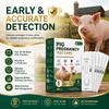 Pig Pregnancy Test 6 Urine Strips for Sows, Early Detection Kit, Simple & Reliable for Farm or Home Use, Fast 10-Minute Results view 2