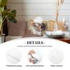 Pu Leather Cube Tissue Box Holders Modern Waterproof Square Tissue Box Cover Hippopotamus In Water Facial Paper Holder For Bathroom Kitchen Nightstand Office Home Decor view 4