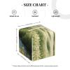 Pu Leather Cube Tissue Box Holders Modern Waterproof Square Tissue Box Cover Cross Flower Facial Paper Holder For Bathroom Kitchen Nightstand Office Home Decor view 3