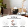 Pu Leather Cube Tissue Box Holders Modern Waterproof Square Tissue Box Cover Wood Carving Horse Facial Paper Holder For Bathroom Kitchen Nightstand Office Home Decor view 4
