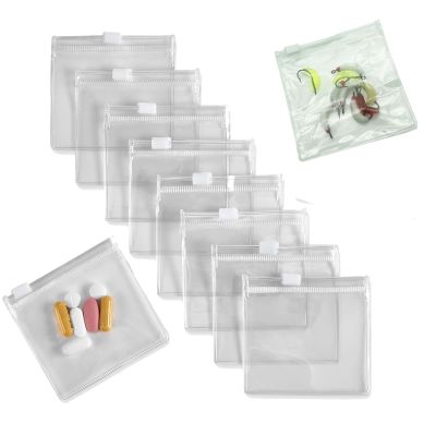 Diamond Art Accessories Zippered Pouch Bags with Slide Lock, Clear Reusable Self Sealing Organizer, Travel-Friendly Mini Storage Bags for Jewelry & Small Craft Pieces, 50 Pack