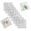 Diamond Art Accessories Zippered Pouch Bags with Slide Lock, Clear Reusable Self Sealing Organizer, Travel-Friendly Mini Storage Bags for Jewelry & Small Craft Pieces, 50 Pack view 1