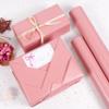 Aimyoo Rose Pink Matte Wrapping Paper, 17 Inches X 32.8 Feet (46.5 sq.ft.) Solid Color Pearly-Lustre Paper Roll for Christmas Birthday Baby Shower Wedding Gift Wrap view 3
