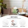 Pu Leather Cube Tissue Box Holders Modern Waterproof Square Tissue Box Cover Panda Eating Food Facial Paper Holder For Bathroom Kitchen Nightstand Office Home Decor view 4