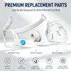 Replacement F40 Mask Frame Kit for AirFit F40, 2 Medium Silicone Cushions view 3