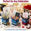 Bouncy Red Envelope Box Graduation Gift Box, 2026 Graduation Surprise Explosion Gift Box, Surprise Pop up Cash Gift Box Money Holder, Creative Memorable Present for Grad (Blue, 50pc) view 3