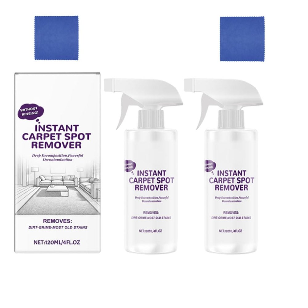 Multipurpose Powerful Quick-Drying Carpet Cleaner,Deep Cleaning Concentrated Carpet Shampoo,Carpet Shampoo (2PCS)
